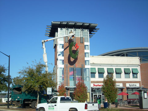 hanging wreath